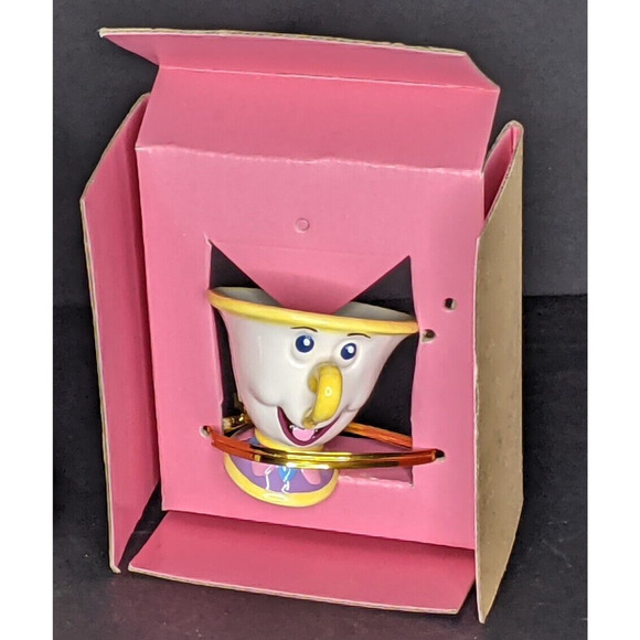 Schmid Disney Beauty & the Beast Figurines Belle Cogsworth Clock and Chip Potts - Picture 4 of 6